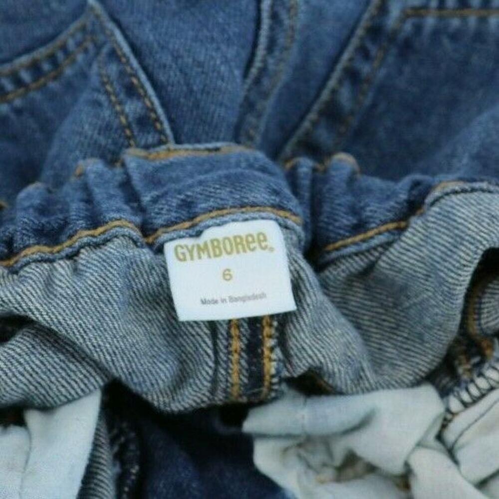 Gymboree Boys Outfit Bundle Denim Shorts Short Sleeve Size Small 5/6 - Picture 6 of 11
